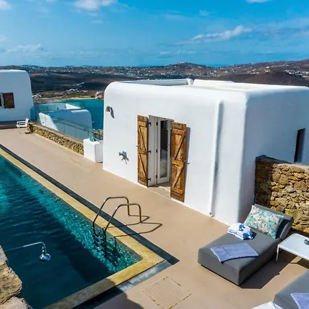 Villa Ester - Heated Pool&jacuzzi, Tennis Court, Sauna Panormos (Mykonos)